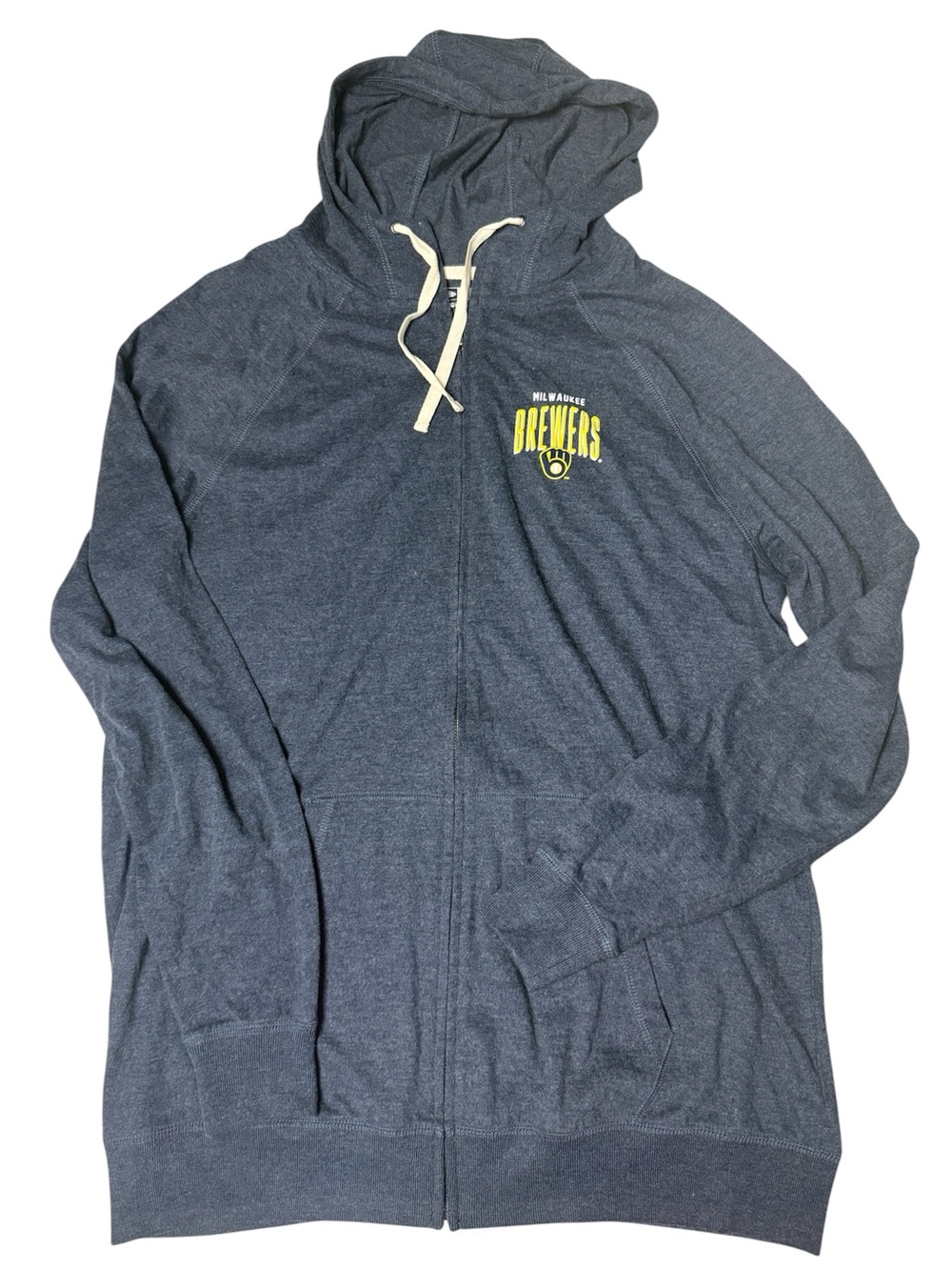 New Era Milwaukee Brewers zip up hoodie lightweight